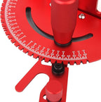 Table Saw Miter Gauge, Works w/Table Saws, Router Table, Band Saw (Red)
