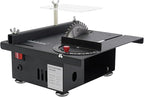 Table Saw Mini Precision Table Saws Crafts Woodworking Lathe Polishing Bench Portable Tabletop Saw Engraving Grinding High-Power Cutting Table Saw Upgraded Cutting Saw For DIY Crafts (7200RPM)
