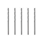 LU&MN 5-Piece 3/32" Solid Tungsten Carbide Jobber Drill Bits with Straight Shank and 118 Point Angle