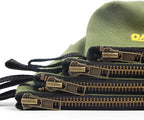 KERNOWO 4 Pack Upgrade Zipper Canvas Tool Pouch, 20 oz Heavy Duty Tool Bag, Water Resistant Utility tools Organizer, 12.75 X 8 X 2.25 inch Spacious Storage Pouches with Dependable Brass Zippers