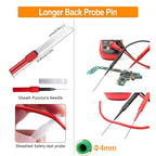 30PCS Back Probe Kit Automotive with Banana Plug Test Leads, Copper Alligator Clips, Insulation Wire Piercing Probes & Stainless Steel Back Probe Pins, Multi-Angle Diagnostic Test Wires for Car Repair