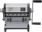 KAKA INDUSTRIAL Metal Brake,8-inch, 3-In-1 Combination Shear Brake Roll Machine,20-Gauge Shear, 90° |Slip Roll Machine for Bending Rolling 3-IN-1/8
