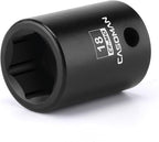 CASOMAN 1/2" Drive x 18mm Impact Socket, 6-Point, Metric, CR-MO