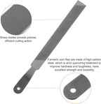 HARFINGTON Farmers Own Files 8 Inch High Carbon Steel Single Cut Flat Hand Rasp File for Deburring and Removing Material