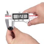 VINCA IP67 Grade Bluetooth Digital Caliper, DIPA-0605B 0-6 Inch/150mm, Inch/Millimeter/Fraction Conversion, Stainless Steel, Large LCD Screen