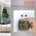 Socket Tester, Plug Tester for Electrical outlets,ZT-E4, Leakage Detector with GFCI Test, Electrical Circuit Tester for Quick and Safe Wiring Diagnosis