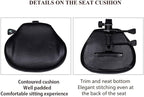 Kaleurrier Adjustable Stool Drafting Chairs: Tall Office Chair for Standing Desk with Backrest & Foot Rest - Ergonomic Drafting Stools with Rolling Wheels for Shop Studio Dental Salon Home(Black)