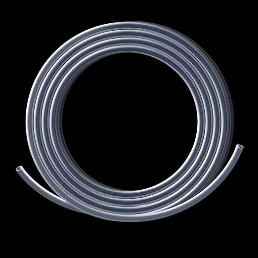 XHF 1/8 Inch 3:1 Waterproof Clear Heat Shrink Tubing Marine Grade Wire Cable Adhesive Lined Tube Insulation Seal Against Moisture Corrosion and Air Leakage, 20 Ft