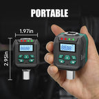 1/2-Inch Drive Digital Torque Adapter, 2.2-44.2 ft-lb (3-60 Nm), ±2% Accuracy - Electronic Torque Meter Gauge & Checker with Buzzer & LED Alerts for Automotive, Motorcycle, Bicycle Repair