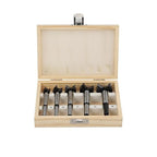Forstner Bit Set for Woodworking 5PCS Wood Drill Bit Set Hole Saw Woodworking Tools Carbide Tipped Forstner Bits for Hard Wood Plastic Plywood MDF