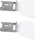 2PCS Bench Grinder Tool Rest of Bench Grinder Accessories, Sturdy Bench Grinders Eye Guard of Bench Grinders Guard Kit Replacement For Bench Type 125/150/200/25 Grinder
