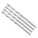 Drill Bit, 2.5mm Cutting Diameter, 4241 HSS 118° Cutting Angle Uncoated Bright Versatile Jobber Bits - (Applications: for Drilling Plastic Wood Soft Metal), 4-Pieces