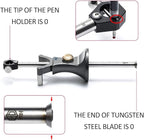 Wood Scribe Tool Wheel Marking Gauge woodworking tool set 180 MM Sliding Mark Scraper Adjustable Precision Linear Arc Dual-purpose Scriber Parallel Line Drawing Tool