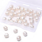 Natural Pearl Beads Rice 8-9mm White Freshwater Cultured Loose Gemstone Beads for DIY Jewelry Making 13.8''/Strand HQ