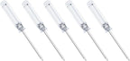 5PCS Mini Phillips Screwdriver, 3mm Cross Head with Clear Non-slip Handle for Small Appliances, 3.62"(92mm) Total Length, Non-magnetic