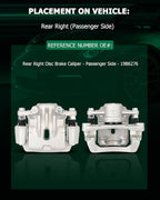 SCITOO 19B6276 Rear Right Disc Brake Caliper Assembly w/Bracket For Subaru For Legacy 2010-2012 2014,For Subaru For Outback 2010-2012