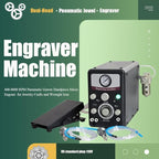 Pneumatic Impact Engraving Machine Pneumatic Engraver Machine Hand Engraving Stone Setting Tools Engraving Machine for Jewelry Making Metal Engraving and Carving