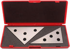 2 PCS Solid Precision 30-60-90 Degree Angle and 45-45-90 Degree Angle Plates