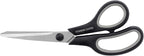 Scissors 8" Multipurpose Titanium Coated Sturdy Sharp Scissors Right/Left Handed Comfort-Grip Handles for Office Home School Sewing Fabric Craft Supplies Black