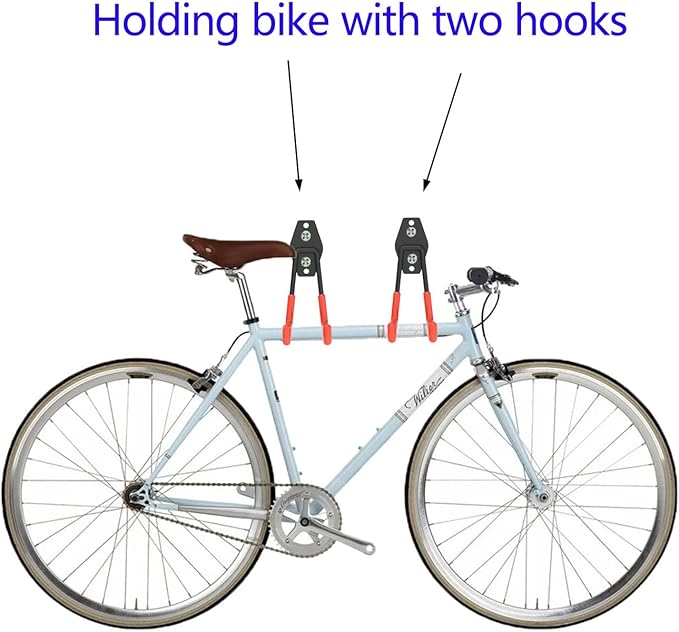 Magnetic Garage Hook, Heavy Duty Garage Storage Magnetic Hooks Steel Tool Hangers for Garage Wall Utility Magnet Hooks and Hangers Indoor & Outdoor Hanging Garden Tools (2 Pack)