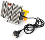 Electric Table Saw Cutter, Small Cutting Machine with Scaled Plate, Portable Woodworking Table Saw for DIY Handmade Wooden Model Crafts, Plastic, Wood, Glass, Stone