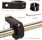 Roll Bar Clamp 1.125 inch (1 1/8"),1.25 inch (1 1/4"),1.375 inch (1 3/8),1.5 inch (1 1/2"),Roof Rollcage Holder for LED Light bar,Fog Lights,Wips