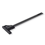 Scriber Gauge – Precision Marking Tool, Measuring Ruler, Layout Square, Thickness Gauge, CNC Aluminum Woodworking Tool for Joinery, Framing, Cabinet, DIY Projects (Old, 300mm)