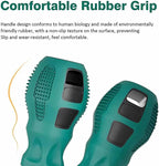 Buspoll Rubber Anti-Skid Handle Stubby Screwdriver Set, 6mm x 38mm Slotted/Phillips, Magnetic Head