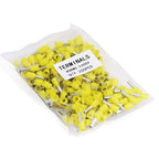 Fidioto AWG12 Wire Ferrules Terminals, 250pcs AWG12 Terminal Connector Wire Insulated Cord Pin Ends Terminals for Electric, Industrial, Chemical Industry, Power Control System, etc.