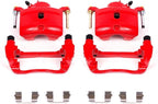 Power Stop Front S2660 Pair of High-Temp Red Powder Coated Calipers