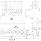 17-Piece 5.08mm Pluggable Screw Terminal Block Kit (2/3/4 Pins) with Screwdriver, Compatible with 12-28AWG, 300V 10A