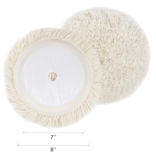 CASOMAN 7-Inch Buffing and Polishing Pad Kit, 7 Pieces 7" Polishing Sponge, Waxing Buffing Pad Kit