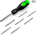 16-in-1 Multi-bit Screwdriver Set Tool All in One, Portable Multi-Purpose Screwdriver, Slotted/Philips/Pozi/Torx/Square,Nut Driver