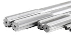 Accusize Industrial Tools Over and Under Sizes 0.1240'' Thru 0.5010'' HSS M2 Premium Chucking Reamer Set, Right Hand Cut, 14pcs/Set, 5528-SX00