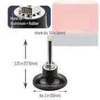2 Inch Quick Change Disc Pad Holder, 6 Pack Lock Disc Holder, 1/4" Shank for Angle Die Grinder Attachments, Type R, for Polishing, Sanding and Surface Preparation