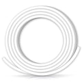 XHF 1/8 Inch 3:1 Waterproof White Heat Shrink Tubing 20 Ft Marine Grade Wire Cable Adhesive Lined Tube Insulation Seal Against Moisture Corrosion and Air Leakage