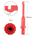 2Pack Wire Piercing Probe Clip, Insulation Puncture Probe, Power Multimeter Piercing Probes for 4mm Banana Plug Extension Test Leads,Diagnostic Tester (A)