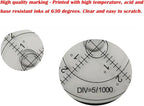 Round High Precision 2.4inch 60MM Accuracy 15'/2 Aluminium Cardan Circular Bullseye RV leveling Bubble Levels For Motorhome, Camping, Trailer, Construction, CNC machine