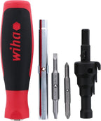 Wiha 77892 SoftFinish Conduit Reamer and 6inOne Multi-Driver Combo