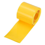 MECCANIXITY Battery Wrap PVC Heat Shrink Tubing 26mm Dia 43mm Flat 10 Feet(3meters) Yellow Good Insulation for Battery Pack