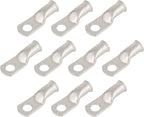 10pcs 4 AWG-5/16(M8) Tinned Copper Ring Terminals Battery Lugs, Heavy Duty Wire Lugs, Battery Cable Connectors