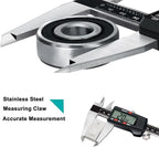 Kynup Micrometer Caliper Tool, 12Inch Digital Caliper, Vernier Caliper with Stainless Steel, Large LCD Screen, Auto - Off Feature, Inch Metric Fraction Conversion