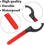 Adjustable Shock Coilover Wrench Set Universal Spanner Wrench for Coil Overs Adjustments/Suspension Systemand Weight Balance, Spanners Hook Wrenches Tools 9 PCS