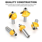 Router Bit Set of 40 Pieces Router bits 1/2 Inch Shank 40pcs Expert Router Bit Kit C3 Alloy Blade Router bits for Precision Carving and Versatile Applications