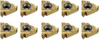 Lathe Threading Carbide Inserts:10 Pcs 11IR A60 1/4 Carbide Inserts for Internal Threading Holders CNC Cutting CNC Turning Tool
