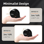 deli Tape Measure 10ft/3m 2 Pack, Easy Read Small Measuring Tape Retractable Mini Tape Measure with Metric/Inch，Minimalist Design by deli Home Series