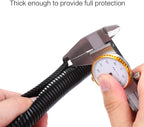 Alex Tech 50ft - 3/4 inch Split Wire Loom Tubing - Black