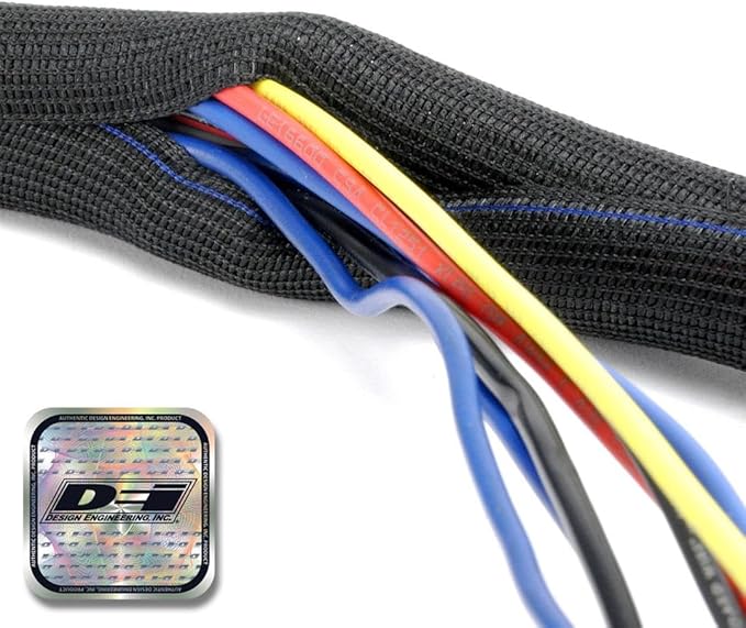 Design Engineering 010653 Easy Loom 1/2" (13mm) x 12' Split Sleeve Wire and Hose Protection