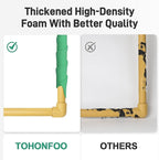 Pipe Insulation Tape, Foam Insulation Tape for Outdoor Pipes Winter Freeze Protection, Foam Pipe Insulation Wrap, Heat Tape for Water Pipes, Copper Pipes, PVC, AC Line, 4in x 15ft, Green