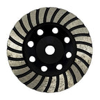 Benchmark Abrasives Grinding Wheels 4 1/2 Inch Turbo Diamond Cup Wheel with 5/8"-11 Arbor Hole for Masonry, Marble, Natural Stone, Concrete Grinding Wheel - Angle Grinder Attachments (4.5”)
